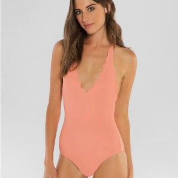 Vanilla/Beach Other - 🍁 Vanilla Beach Coral V-neck Swim Suit